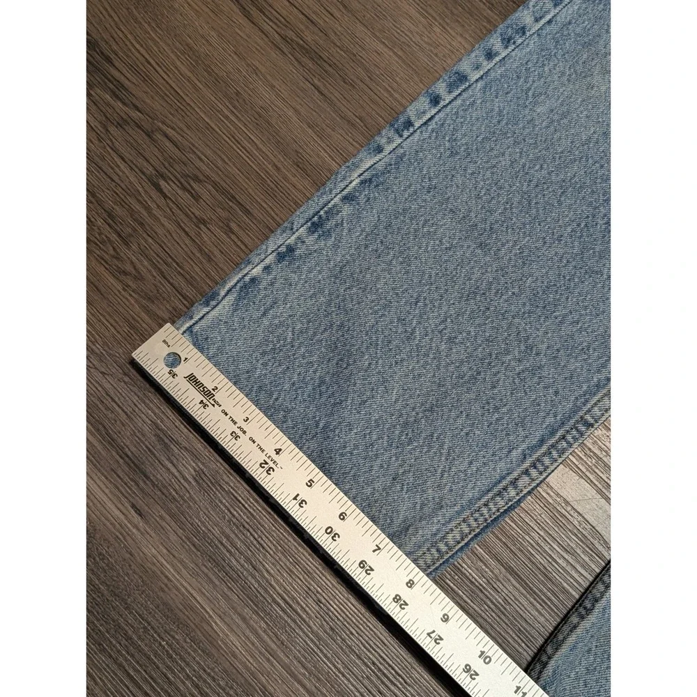 Vintage 1997 Levis 505 Orange Tab Jeans Light Wash Straight Leg‎ Denim 33x30(25)
